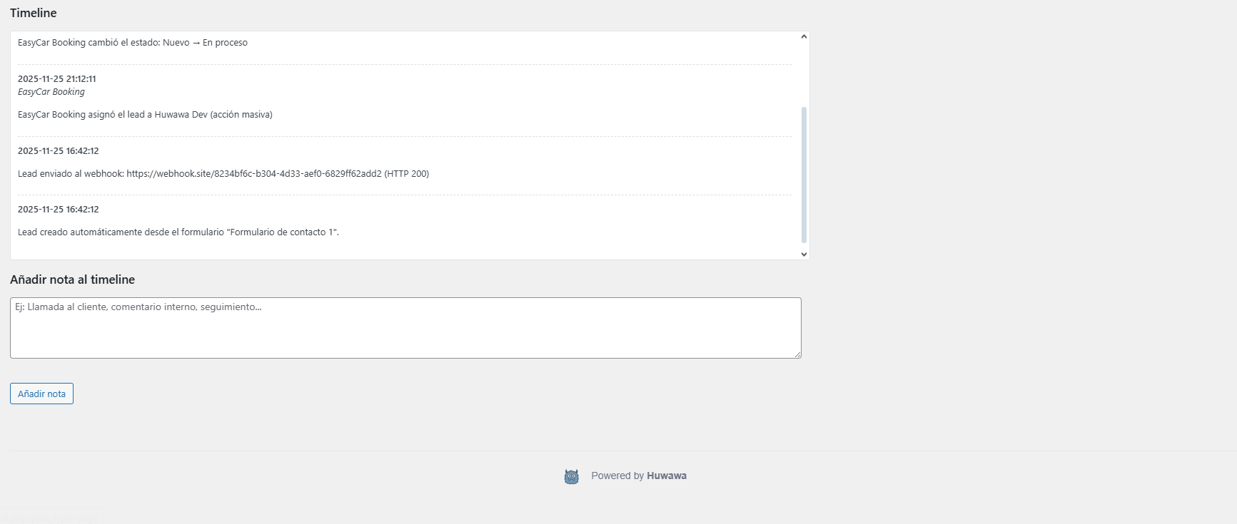 EasyCF7 Leads – CRM ligero para Contact Form 7 - Imagen 3