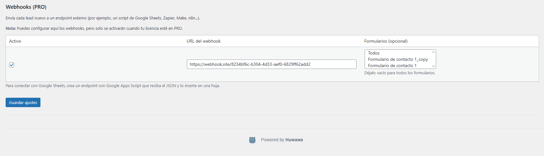 EasyCF7 Leads – CRM ligero para Contact Form 7 - Imagen 7